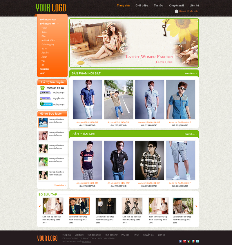 Website Shop thời trang