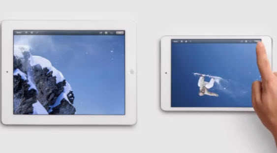 Video quảng cáo iPad mini và iPad 4 cực ấn tượng