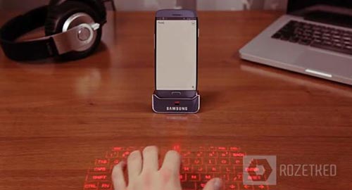 Concept Samsung Galaxy S IV siêu mỏng, dùng màn hình AMOLED Full-HD và có bàn phím laser
