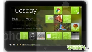 Cận cảnh máy tính bảng Windows 8 ZTE V98