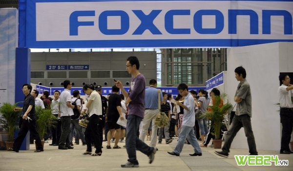 Doanh thu Foxconn sụt giảm trong tháng 2