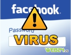 Xuất hiện virus "cướp" tài khoản Facebook