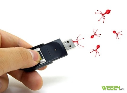 Phát hiện virus mới trên USB