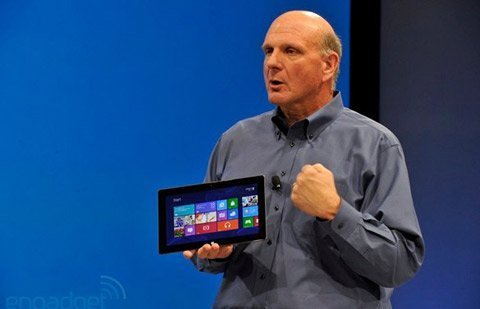 CEO Microsoft tiết lộ giá tablet Surface