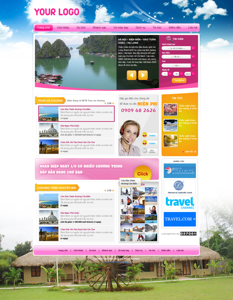 Website Du lịch