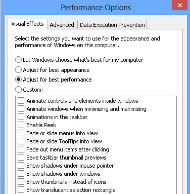 5 cách để tăng tốc Windows 8