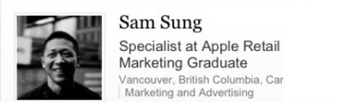 Nhân viên Apple mang tên Sam Sung gây sốt 
