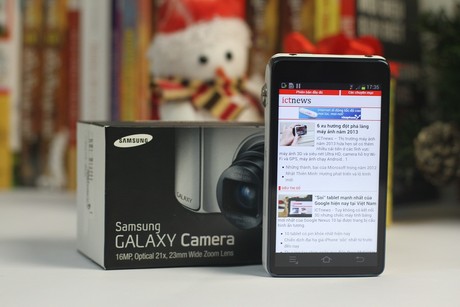 Galaxy Camera chính hãng sử dụng hệ điều hành Android 4.1 giá 12,5 triệu 