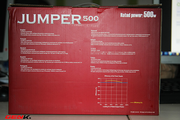 Đập hộp bộ nguồn Jumper 500 của Huntkey đạt chứng chỉ 80+ bộ nguồn, Jumper 500, Huntkey, chứng chỉ 80+, Jumper 550, Việt Nam