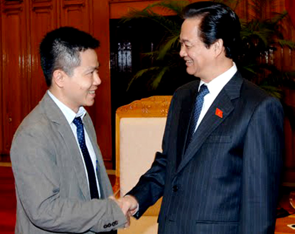 Ngô Bảo Châu gặp Thủ tướng Nguyễn Tấn Dũng