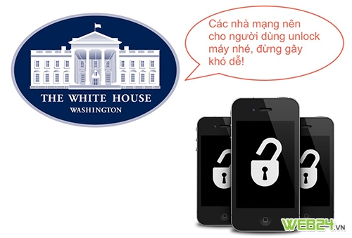 Nhà Trắng ủng hộ hợp pháp hóa việc unlock điện thoại, máy tính bảng tại Mỹ